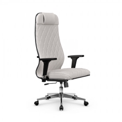 Кресло руководителя Мetta L 1m 40M/2D Infinity Easy Clean MPES Комплект 5 Белое