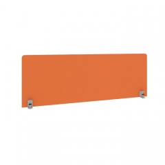 Экран тканевый для стола L1400мм Metal System Б.ТЭКР-3 Оранжевый
